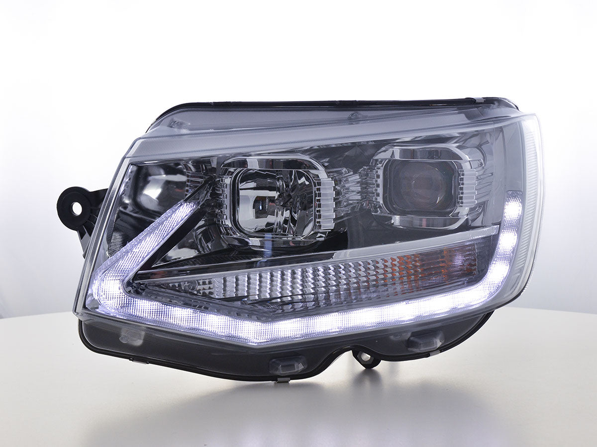 Scheinwerfer Set Daylight LED Tagfahrlicht VW Bus T6 ab 2015 chrom Scheinwerfer Set Daylight LED Tagfahrlicht VW Bus T6 ab 2015 chrom